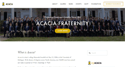 Desktop Screenshot of acacia.org